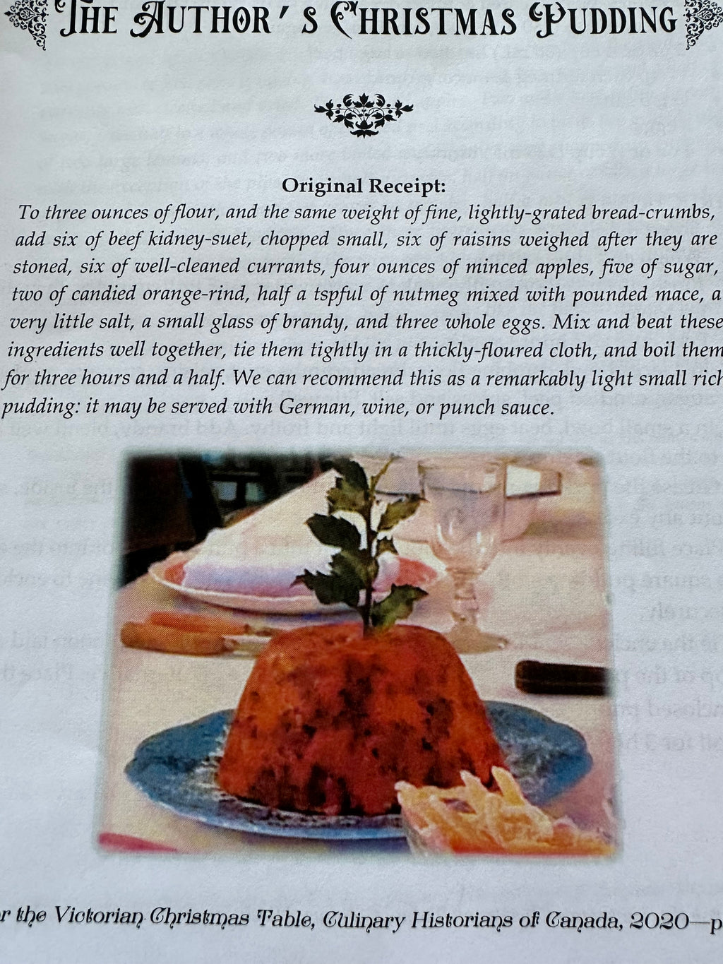 The Author's Christmas Pudding – Online Arva Flour Mill