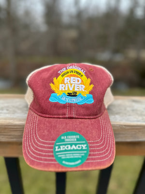 
            
                Load image into Gallery viewer, Vintage Red River 100th Anniversary Ballcap
            
        